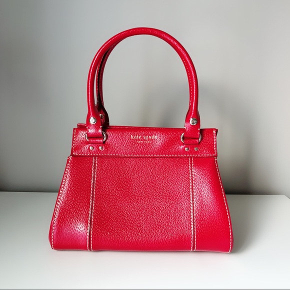 Kate Spade ♠️ red satchel bag - Picture 1 of 6
